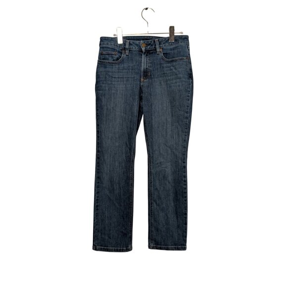 L.L. Bean BeanFlex Favorite Fit Straight Leg Jeans Women’s 4 Petite - Picture 4 of 13